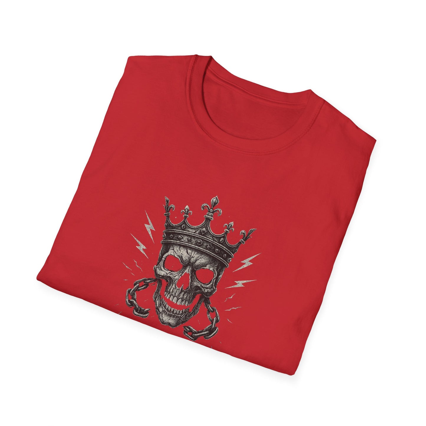 Skull Crown Unisex T-Shirt, Rule Yourself Apparel, Edgy Graphic Tee, Streetwear, Self-Empowerment Gift