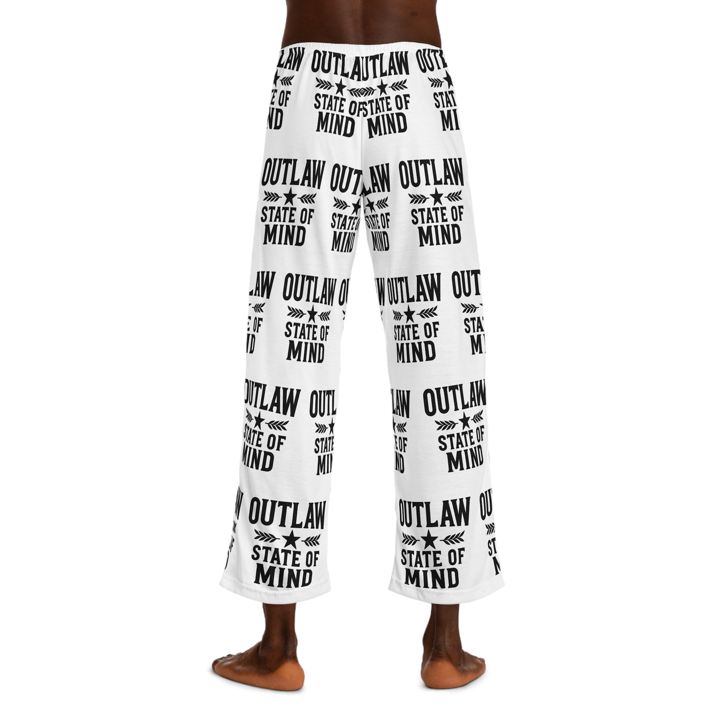 Men's Outlaw Pajama Pants, Relaxed Sleepwear, State of Mind Lounge Pants, Gifts for Him, Cozy Homewear, Casual Nightwear