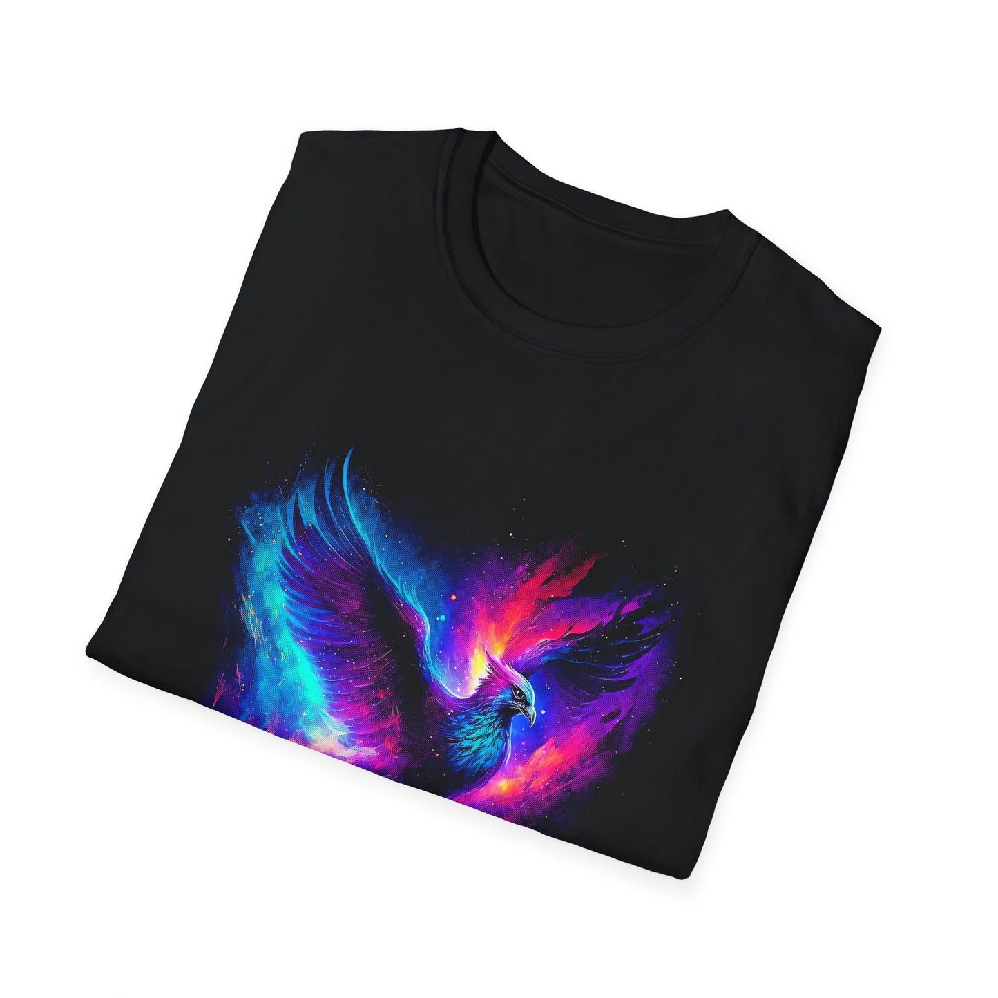Galactic Eagle Unisex T-Shirt, Cosmic Art Tee, Gift for Nature Lovers, Casual Wear, Festival Shirt, Unique Graphic T-Shirt