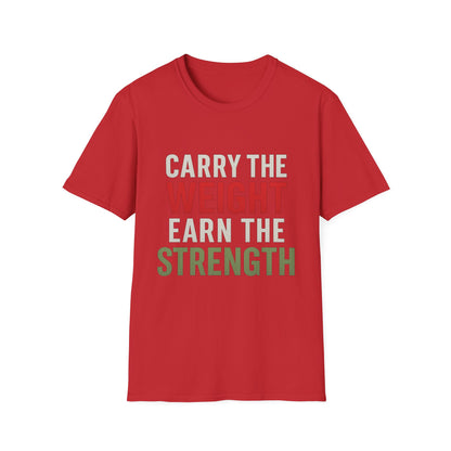 Strength Motivational T-Shirt, Gym Wear, Workout Top, Fitness Gift, Unisex Casual Tee