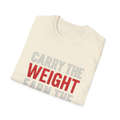 Strength Motivational T-Shirt, Gym Wear, Workout Top, Fitness Gift, Unisex Casual Tee
