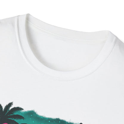 Retro West Coast Drippin' Unisex Softstyle T-Shirt | Vintage Graphic Tee, Summer Fashion, Streetwear, Gift for Him/Her, Festival Attire