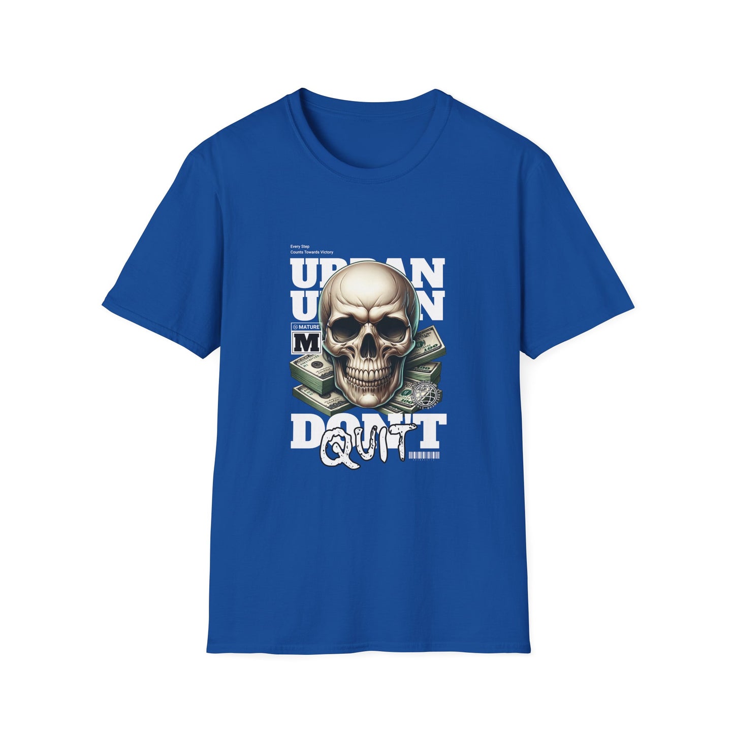 Urban Skull Graphic T-Shirt, Casual Style, Unisex Tee, Festival Wear, Gift for Friends, Streetwear, Halloween Fashion