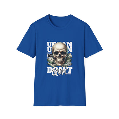 Urban Skull Graphic T-Shirt, Casual Style, Unisex Tee, Festival Wear, Gift for Friends, Streetwear, Halloween Fashion