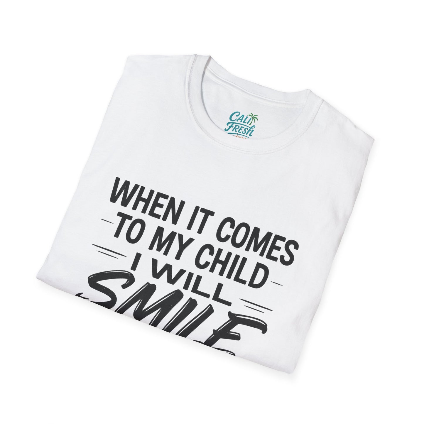 Humorous Parenting T-Shirt - "Smile in My Mugshot" - Gift for Moms, Funny Tee, Unisex Shirt, Casual Wear, Birthday Present