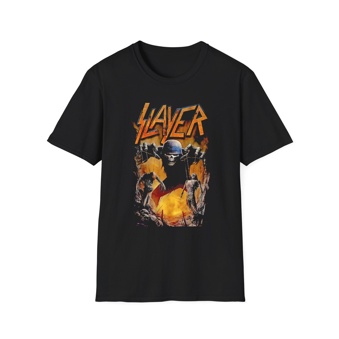 Slayer Graphic Tee, Unisex Band Shirt, Music Lover Gift, Vintage Style T-Shirt, Alternative Fashion Top, Concert Apparel