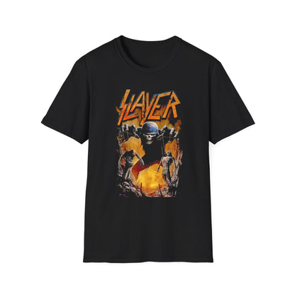 Slayer Graphic Tee, Unisex Band Shirt, Music Lover Gift, Vintage Style T-Shirt, Alternative Fashion Top, Concert Apparel
