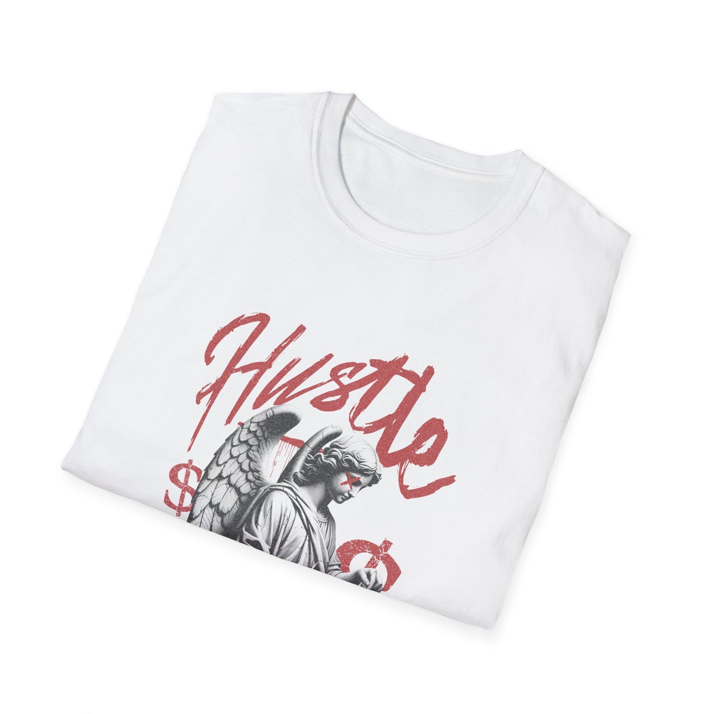 Hustle Unisex Softstyle T-Shirt - Motivational Tee for Entrepreneurs, Gifts for Graduates, Casual Wear, Street Style