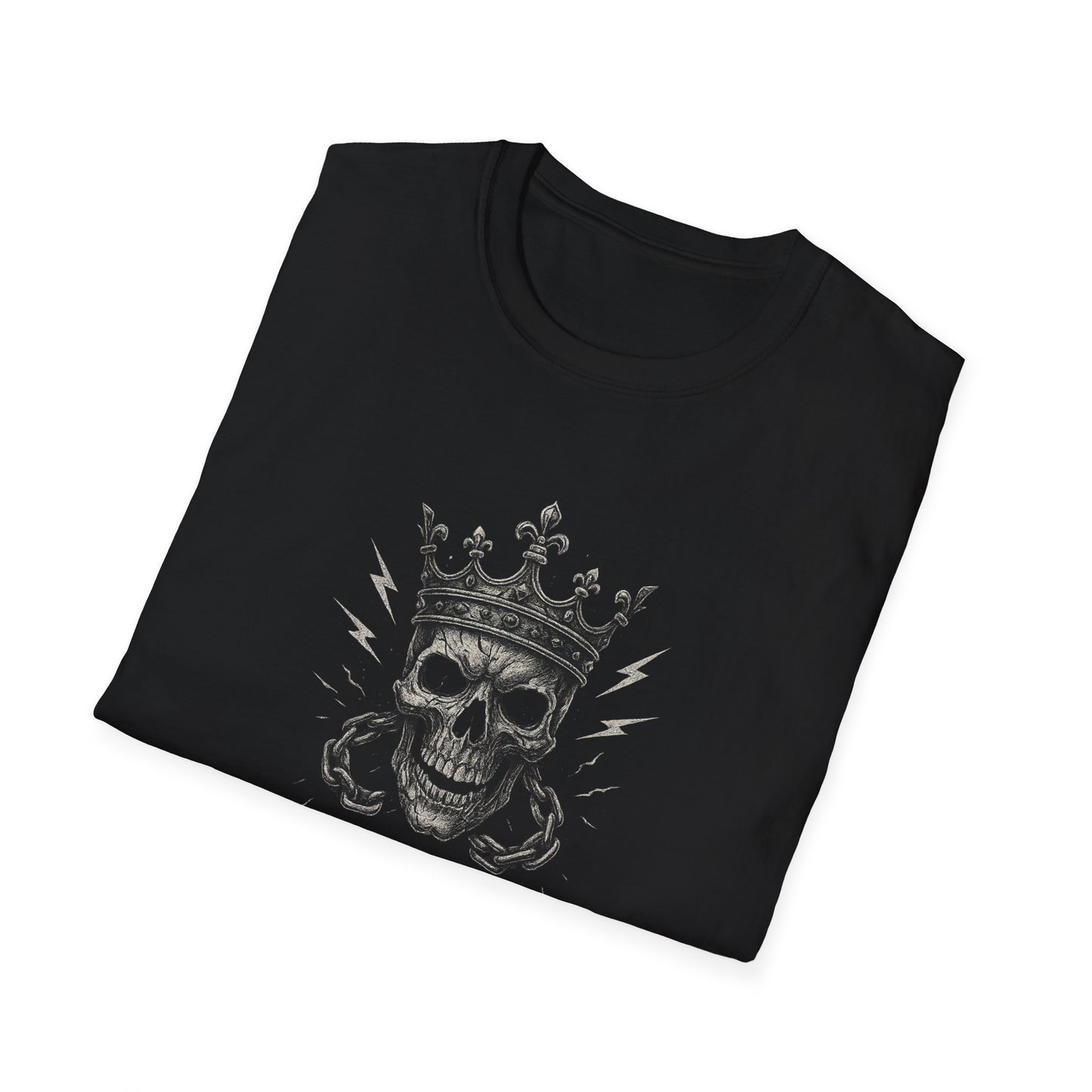 Skull Crown Unisex T-Shirt, Rule Yourself Apparel, Edgy Graphic Tee, Streetwear, Self-Empowerment Gift