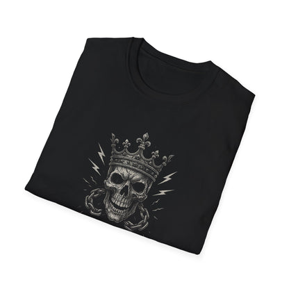 Skull Crown Unisex T-Shirt, Rule Yourself Apparel, Edgy Graphic Tee, Streetwear, Self-Empowerment Gift
