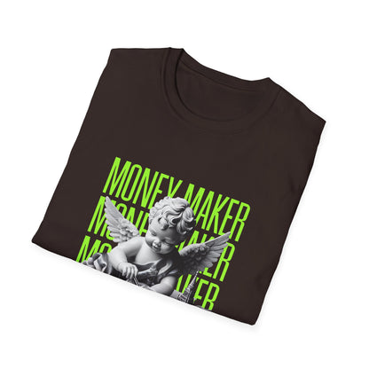 Trendy Unisex Softstyle T-Shirt with 'Money Maker' Design - Casual Wear, Unique Gift, Everyday Style, Cool Graphic Tee, Streetwear