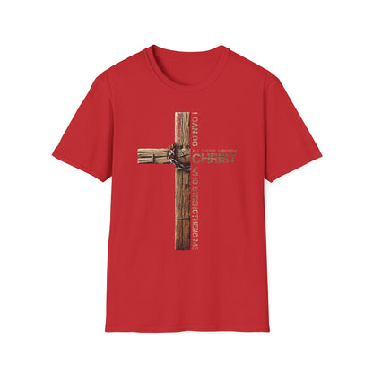 Faith-Inspired Unisex Softstyle T-Shirt, Christian Gift, Inspirational Tee, Casual Wear, Religious Apparel, Everyday Comfort