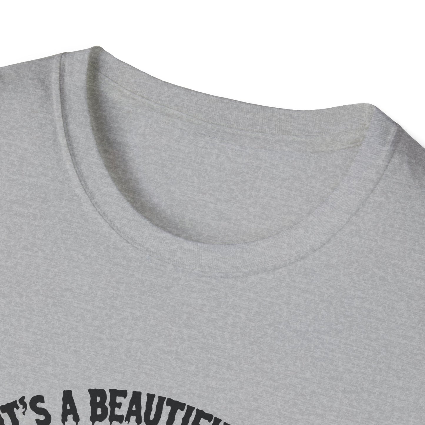 Skeleton Vibes T-Shirt - "It's a Beautiful Day to Leave Me Alone"