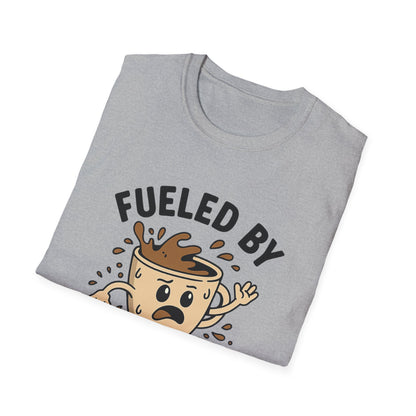 Funny Coffee Lover T-Shirt, Gift for Busy Moms, Fuel Your Day, Chaos & Coffee Shirts, Unisex Humor Tee