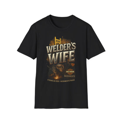 Welder's Wife Unisex T-Shirt, Celebratory Gift, Welding Family Shirt, Mother's Day, Birthday, Everyday Wear