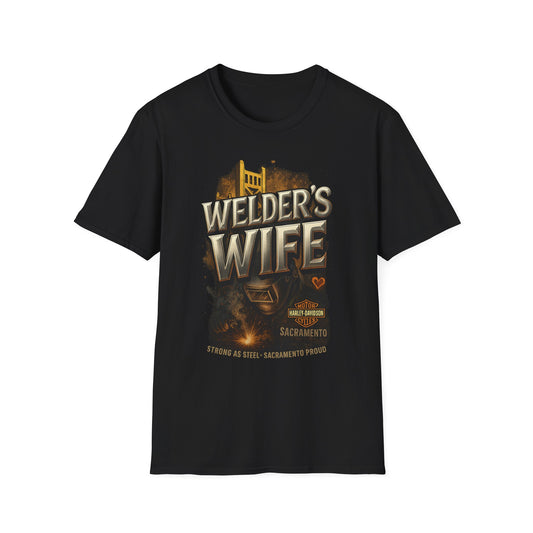 Welder's Wife Unisex T-Shirt, Celebratory Gift, Welding Family Shirt, Mother's Day, Birthday, Everyday Wear