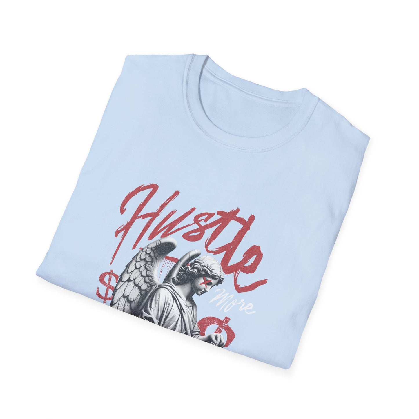 Hustle Unisex Softstyle T-Shirt - Motivational Tee for Entrepreneurs, Gifts for Graduates, Casual Wear, Street Style