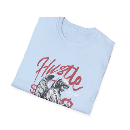 Hustle Unisex Softstyle T-Shirt - Motivational Tee for Entrepreneurs, Gifts for Graduates, Casual Wear, Street Style