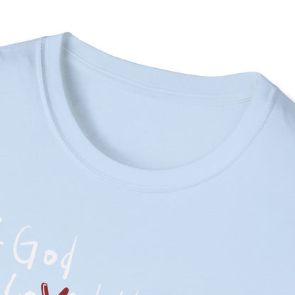 Faith-Inspired Unisex Softstyle T-Shirt - John 3:16 Love Graphic