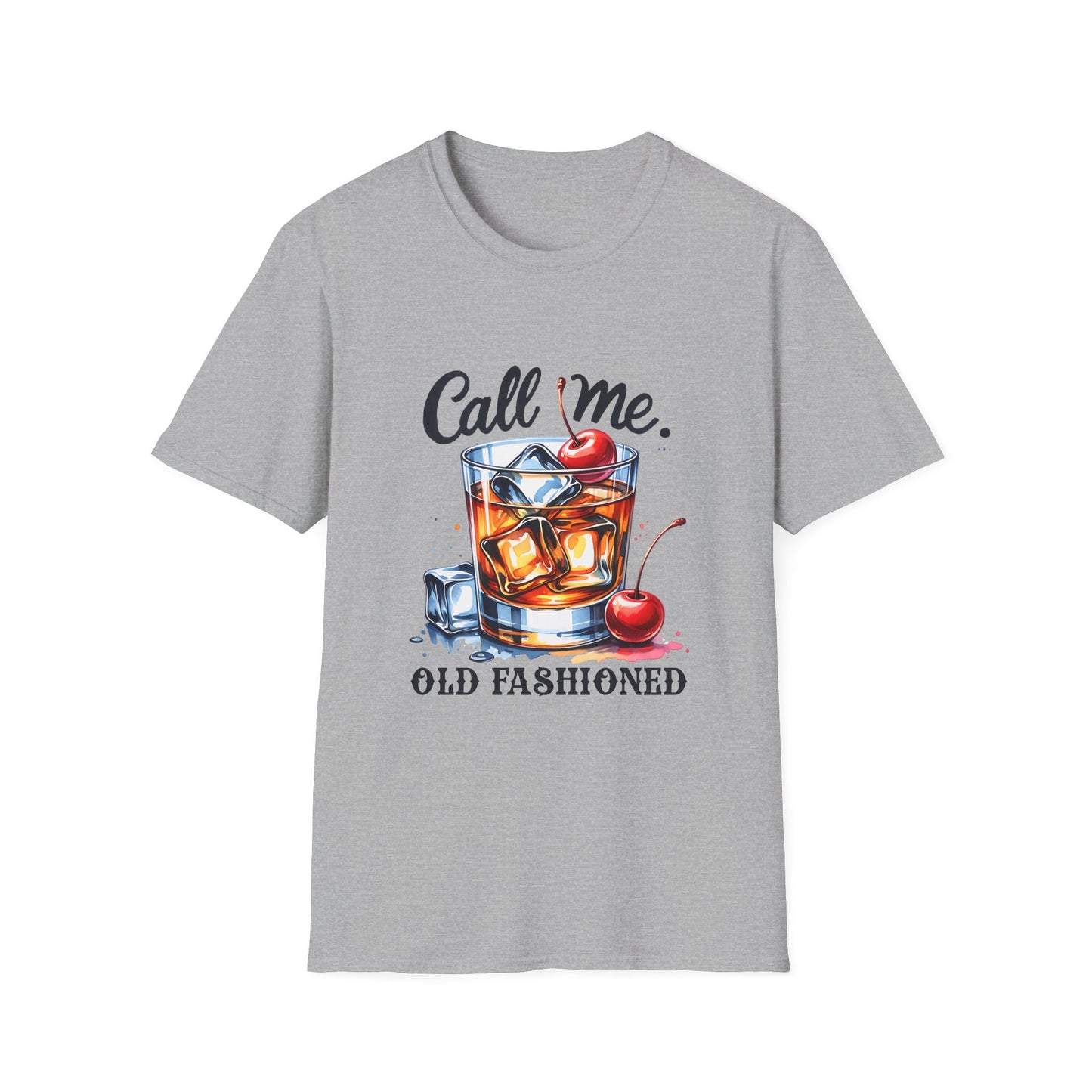 Old Fashioned Cocktail T-Shirt, Whiskey Lover Gift, Bar Crawl Tee, Vintage Drink Shirt, Unisex Graphic Tee