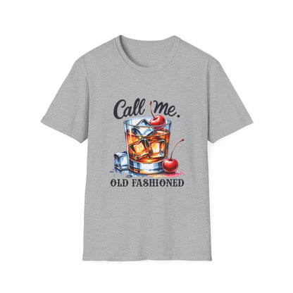 Old Fashioned Cocktail T-Shirt, Whiskey Lover Gift, Bar Crawl Tee, Vintage Drink Shirt, Unisex Graphic Tee