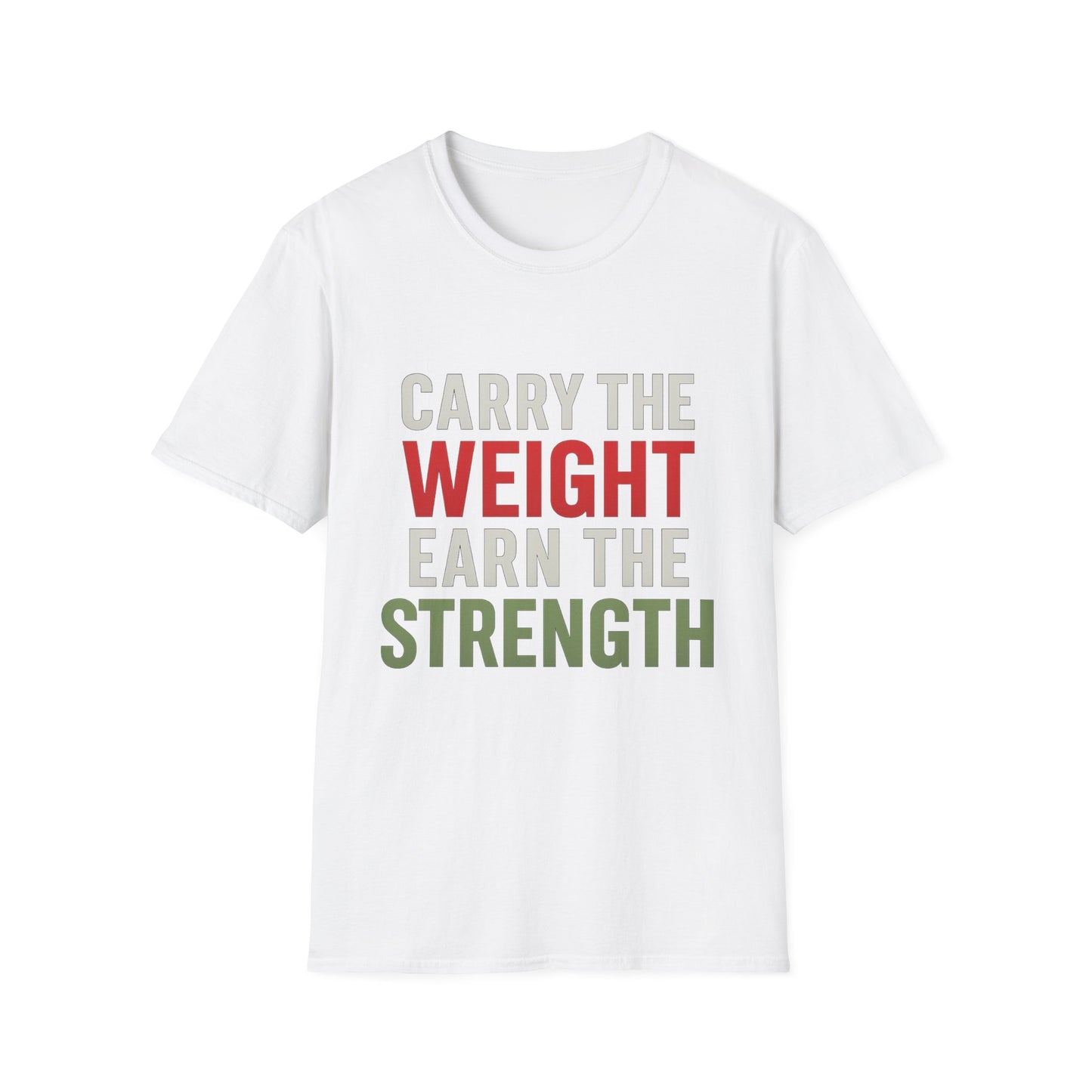 Strength Motivational T-Shirt, Gym Wear, Workout Top, Fitness Gift, Unisex Casual Tee