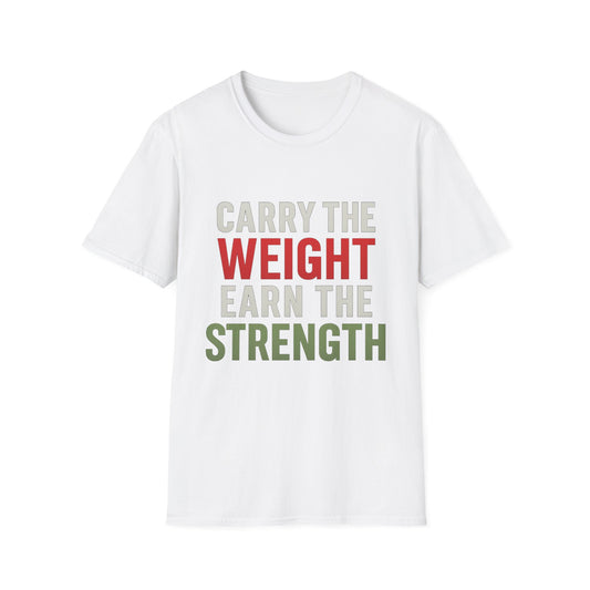 Strength Motivational T-Shirt, Gym Wear, Workout Top, Fitness Gift, Unisex Casual Tee