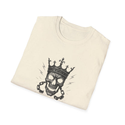 Skull Crown Unisex T-Shirt, Rule Yourself Apparel, Edgy Graphic Tee, Streetwear, Self-Empowerment Gift