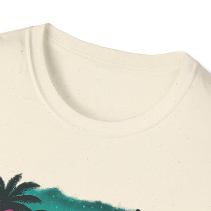 Retro West Coast Drippin' Unisex Softstyle T-Shirt | Vintage Graphic Tee, Summer Fashion, Streetwear, Gift for Him/Her, Festival Attire