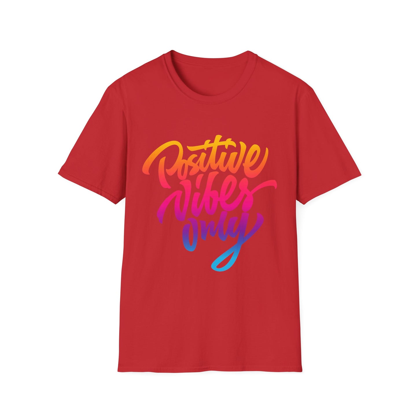 Positive Vibes Unisex T-Shirt - Softstyle Tee for Everyday Comfort