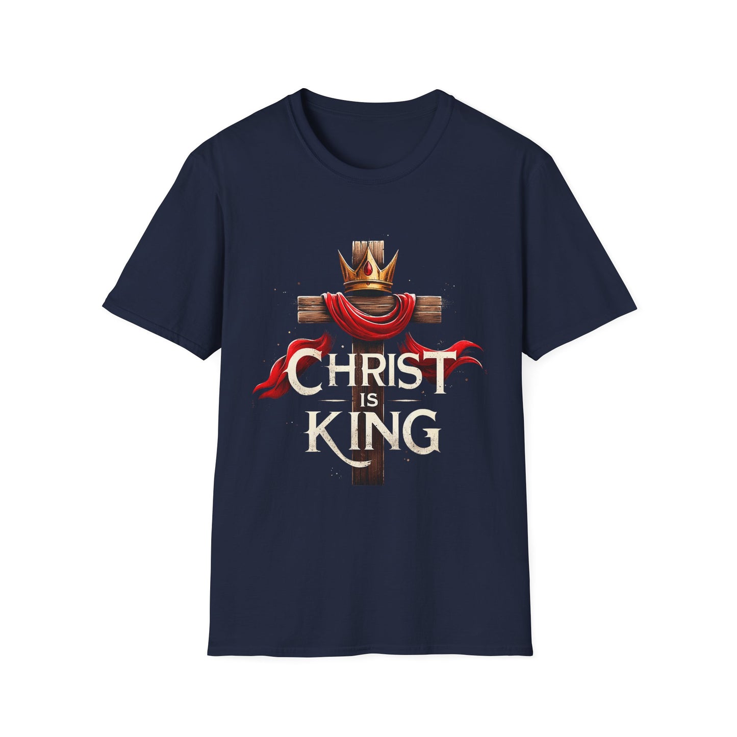Christ is King T-Shirt, Unisex Softstyle Tee for Religious Celebrations, Gift for Church Events, Faith-Based Apparel, Comfortable [...]