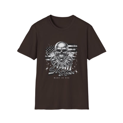 Skull Mage Unisex Softstyle T-Shirt | Cool Graphic Tee, Casual Wear, Gift for Him, Vintage Style, Music Festival