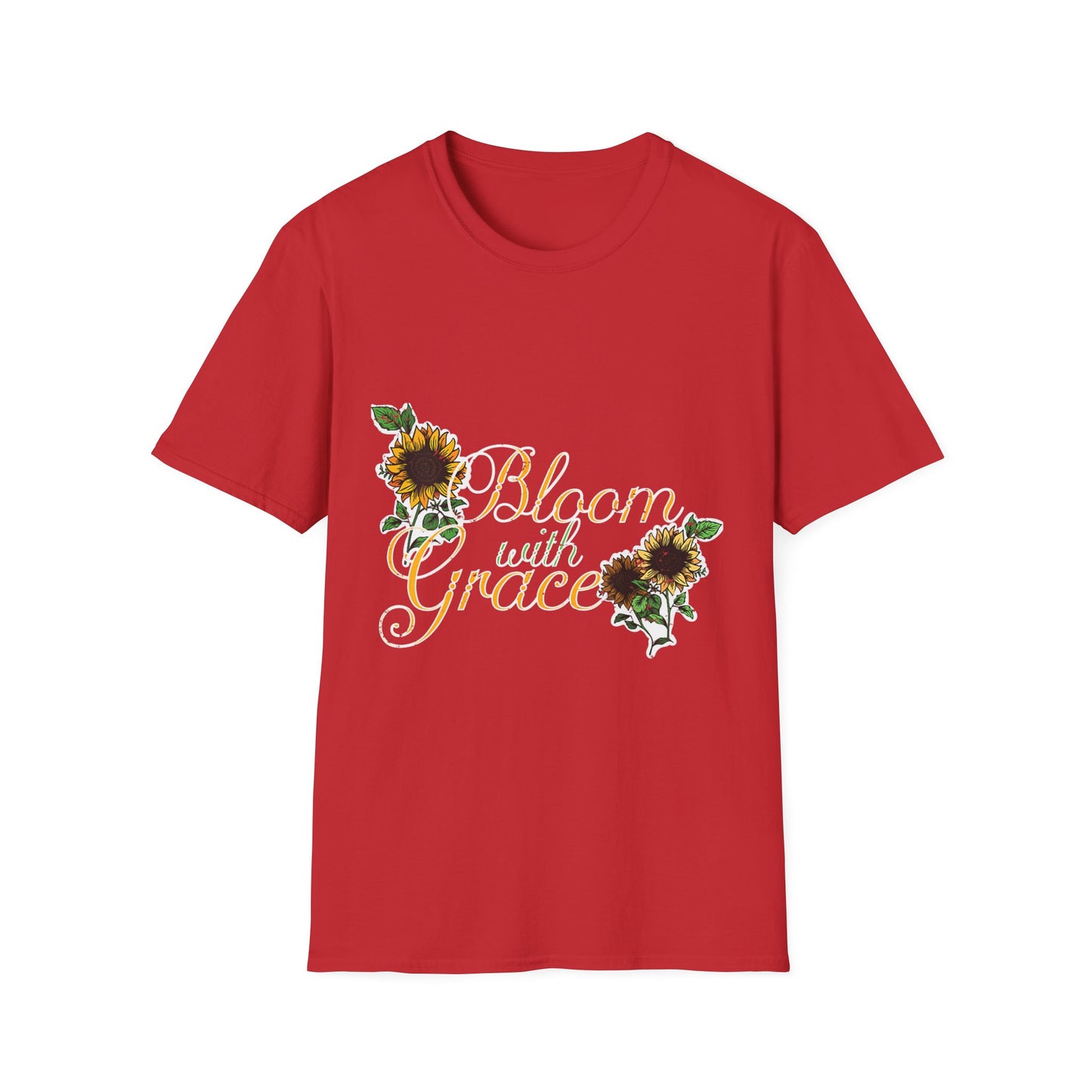 Bloom with Grace Sunflower T-Shirt for Nature Lovers