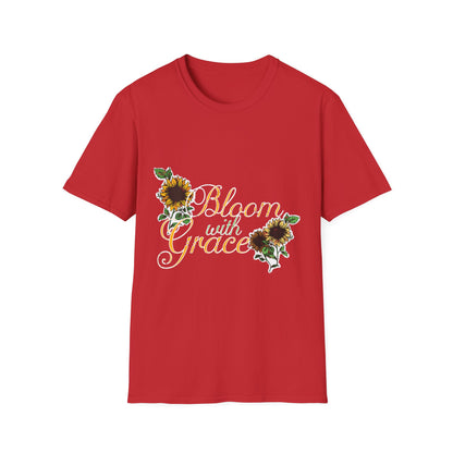 Bloom with Grace Sunflower T-Shirt for Nature Lovers