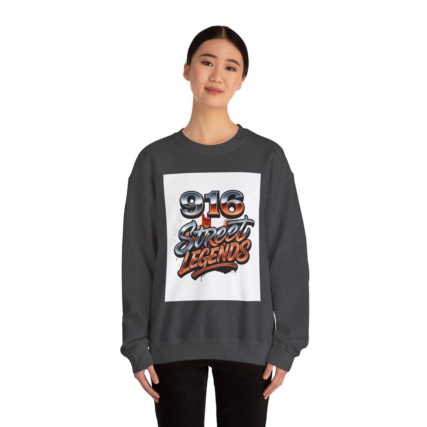 Street Legends Unisex Crewneck Sweatshirt, Urban Fashion, Cozy Streetwear, Gift for Him/Her, Casual Layering