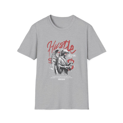 Hustle Unisex Softstyle T-Shirt - Motivational Tee for Entrepreneurs, Gifts for Graduates, Casual Wear, Street Style