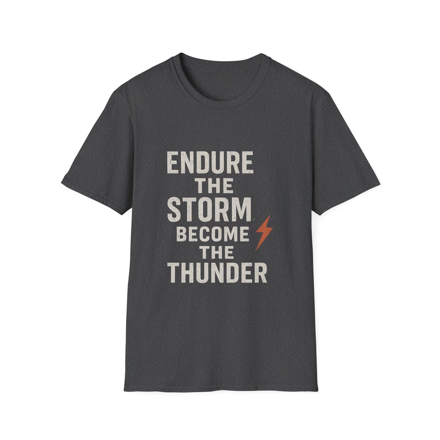 Inspirational Unisex T-Shirt - Endure the Storm Become the Thunder, Motivational Gift, Casual Wear, Positive Affirmation Tee, Fitness [...]