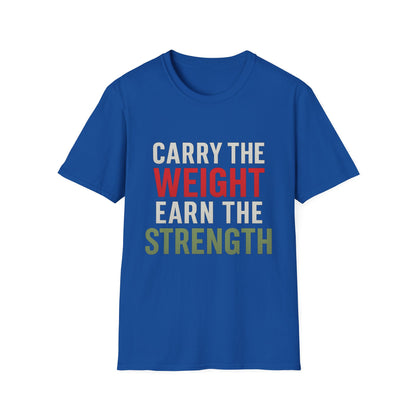 Strength Motivational T-Shirt, Gym Wear, Workout Top, Fitness Gift, Unisex Casual Tee