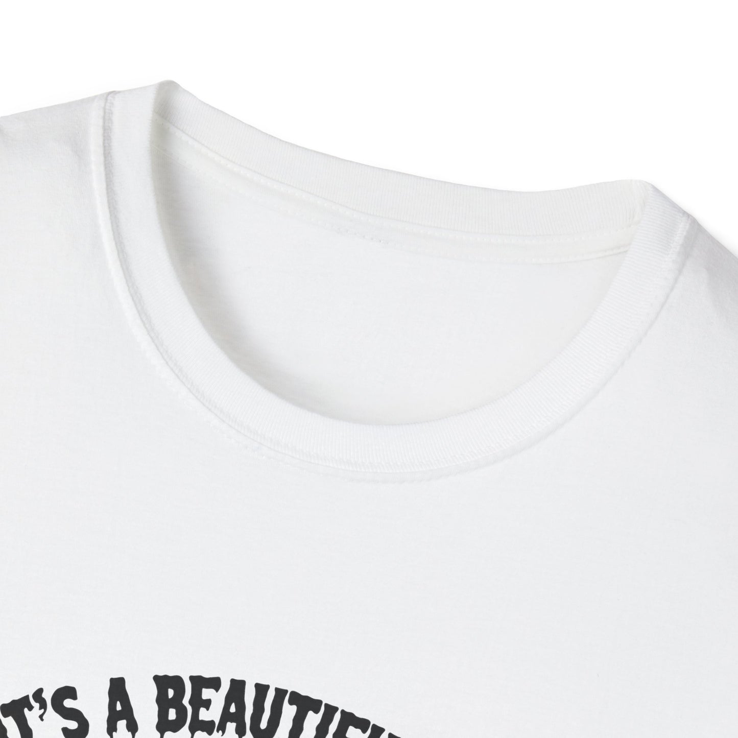 Skeleton Vibes T-Shirt - "It's a Beautiful Day to Leave Me Alone"