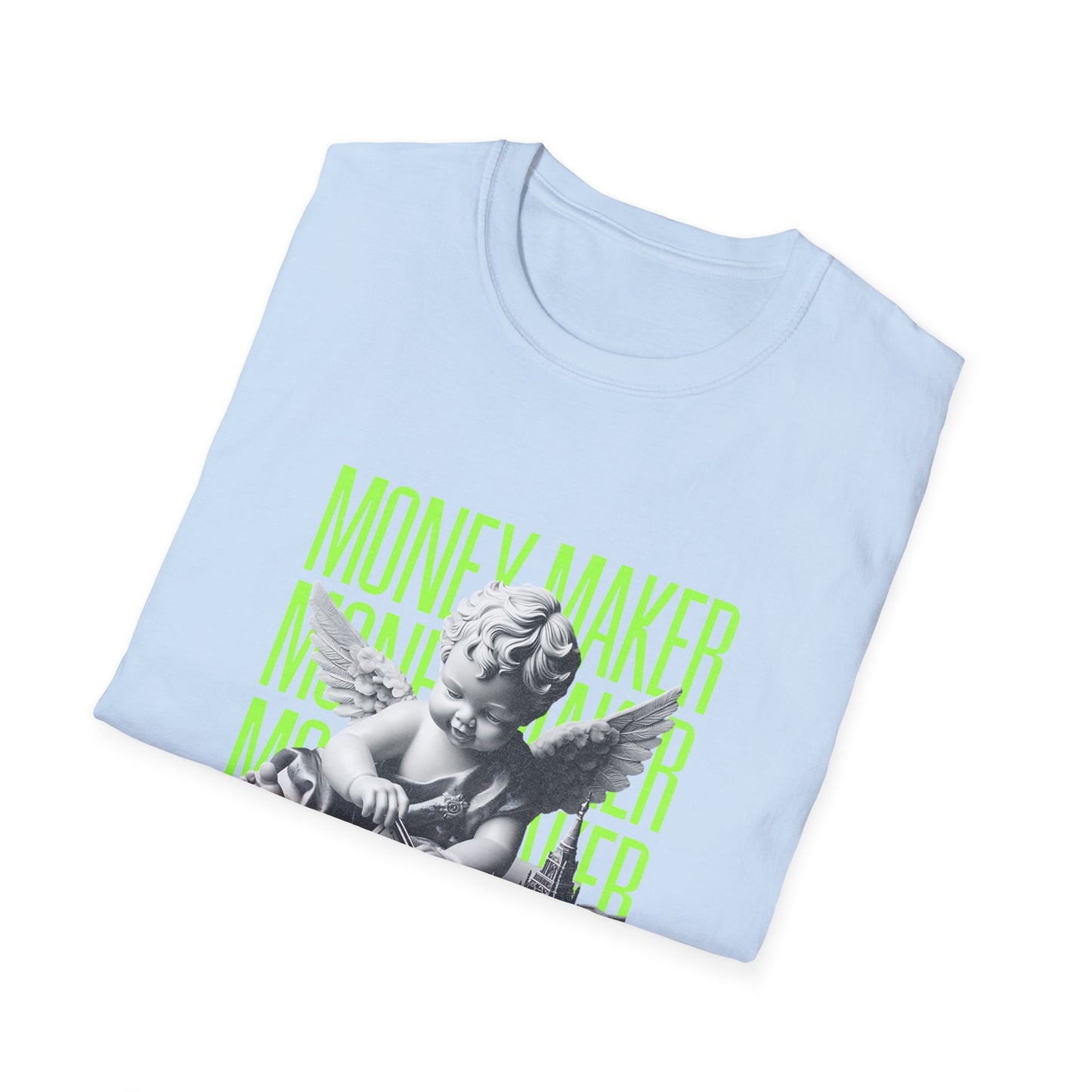 Trendy Unisex Softstyle T-Shirt with 'Money Maker' Design - Casual Wear, Unique Gift, Everyday Style, Cool Graphic Tee, Streetwear
