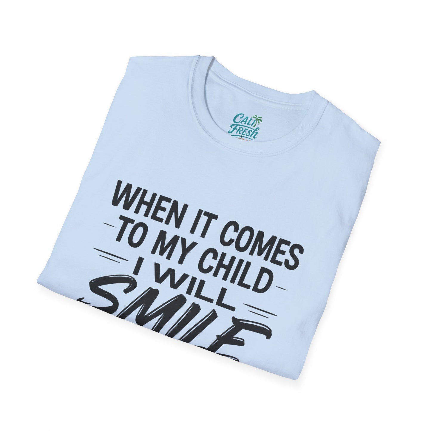 Humorous Parenting T-Shirt - "Smile in My Mugshot" - Gift for Moms, Funny Tee, Unisex Shirt, Casual Wear, Birthday Present