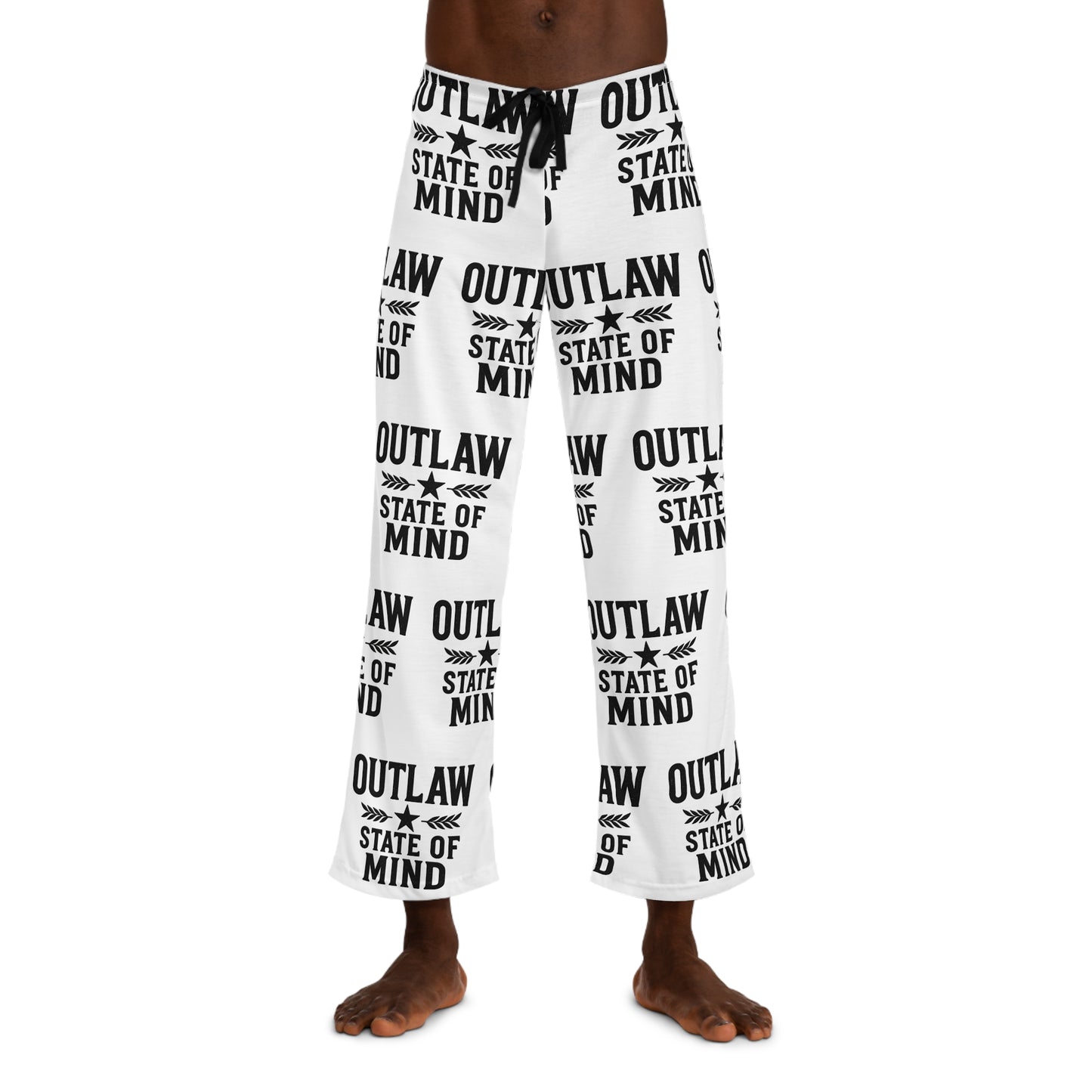 Men's Outlaw Pajama Pants, Relaxed Sleepwear, State of Mind Lounge Pants, Gifts for Him, Cozy Homewear, Casual Nightwear