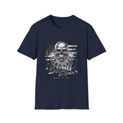 Skull Mage Unisex Softstyle T-Shirt | Cool Graphic Tee, Casual Wear, Gift for Him, Vintage Style, Music Festival