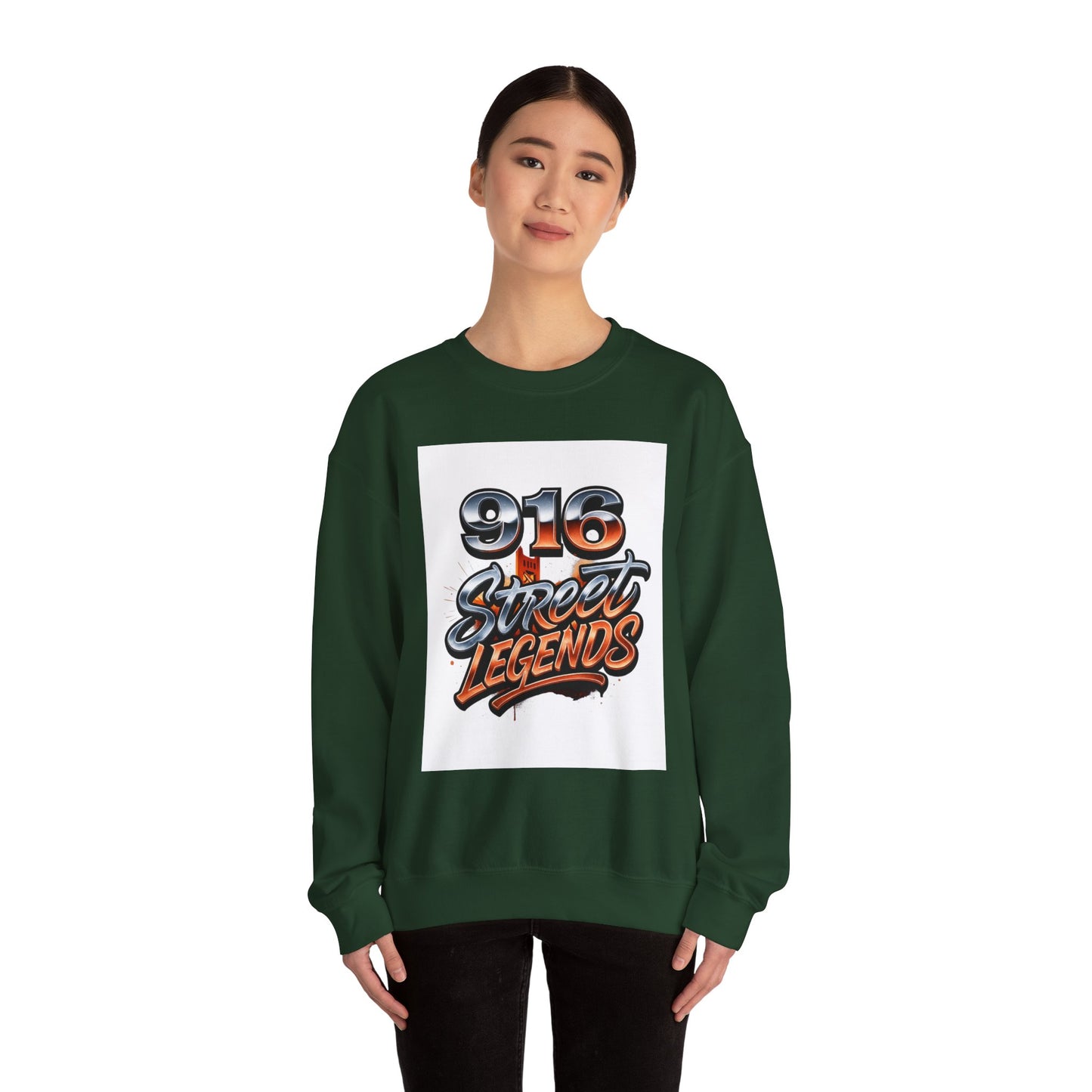Street Legends Unisex Crewneck Sweatshirt, Urban Fashion, Cozy Streetwear, Gift for Him/Her, Casual Layering