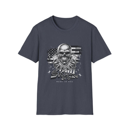 Skull Mage Unisex Softstyle T-Shirt | Cool Graphic Tee, Casual Wear, Gift for Him, Vintage Style, Music Festival