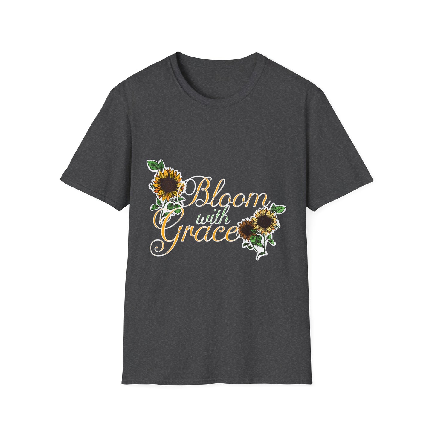 Bloom with Grace Sunflower T-Shirt for Nature Lovers