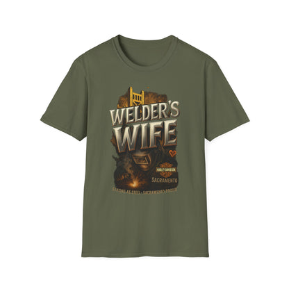 Welder's Wife Unisex T-Shirt, Celebratory Gift, Welding Family Shirt, Mother's Day, Birthday, Everyday Wear