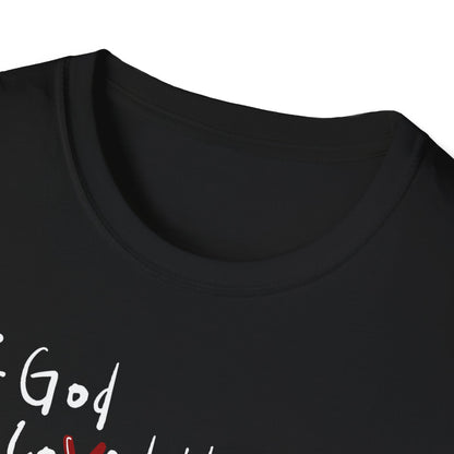 Faith-Inspired Unisex Softstyle T-Shirt - John 3:16 Love Graphic