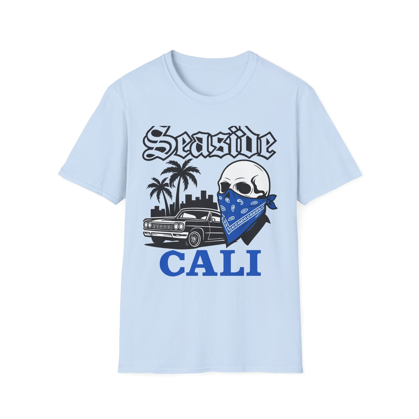 Cali Vibes Graphic Tee | Unisex Softstyle T-Shirt, Seaside Shirt, Casual Wear, Beach Life, Gift for Him/Her
