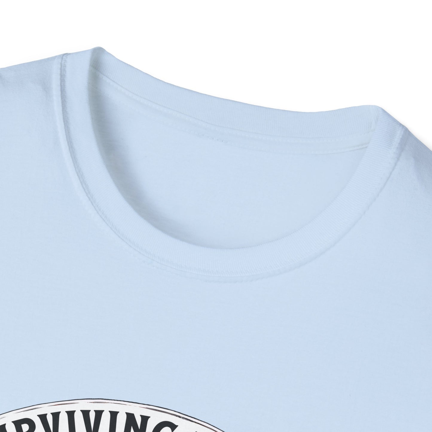 Surviving Purely Out of Spite T-Shirt | Inspirational Graphic Tee, Gift for Friends, Cool Casual Wear, Artistic Skull Design